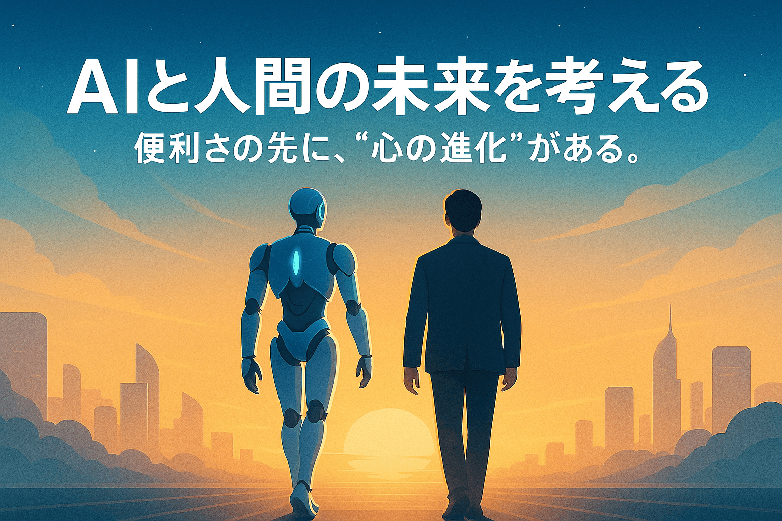 AIの未来と人間の選択——便利さの先に“心の進化”がある
